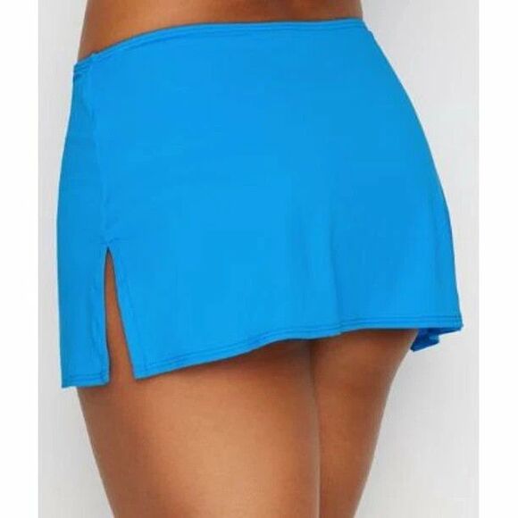 Coco Reef Women's Classic Solid Swim Skirt Bikini Bottom sz  S Cobalt Blue - Picture 4 of 4